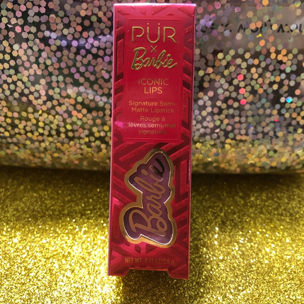 BNIB! PUR x Barbie Iconic Lips Semi- Matte Lipstick in CEO Red ππ - Picture 7 of 8